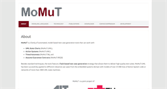 Desktop Screenshot of momut.org